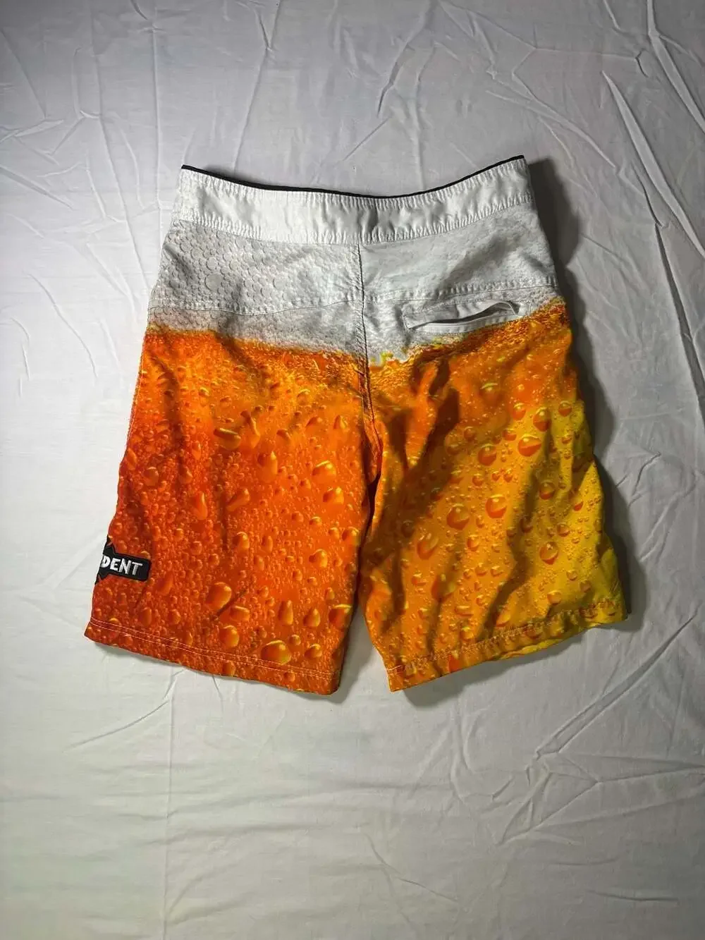Independent 'Built to Grind' Beer Print Board Shorts